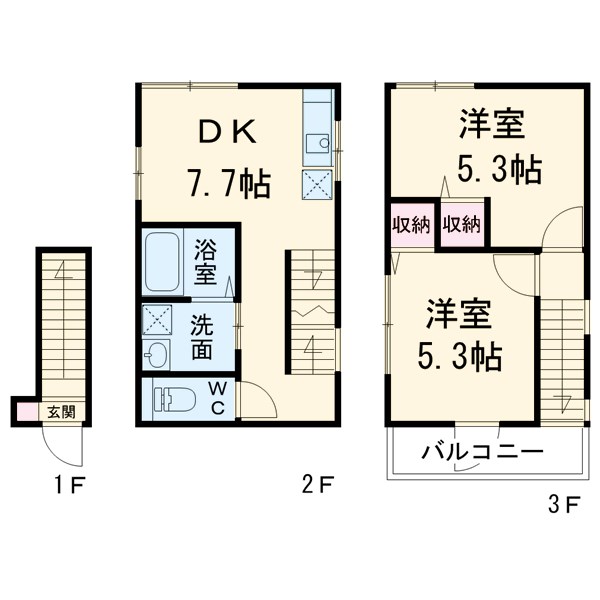 ミハス上高井戸の間取り