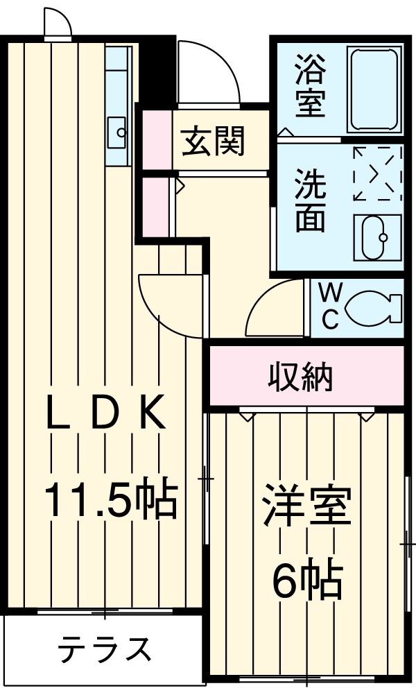 エスパシオ石神井台の間取り