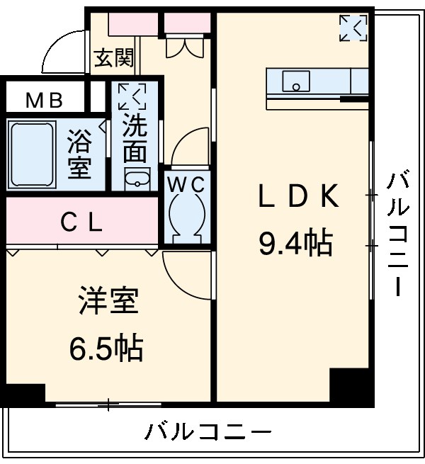 カーサ フェリーチェの間取り