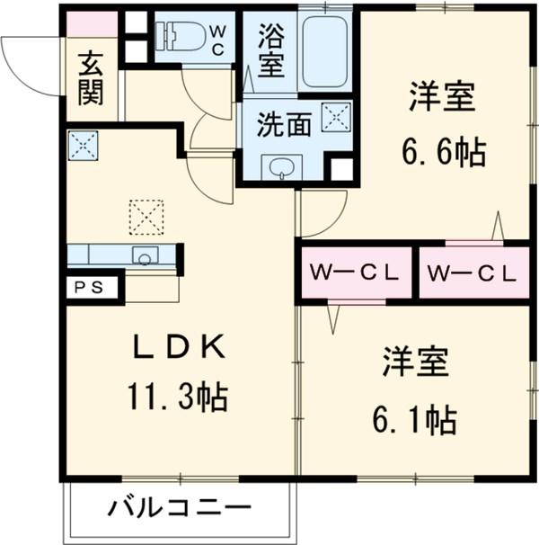 プレミール・イダの間取り