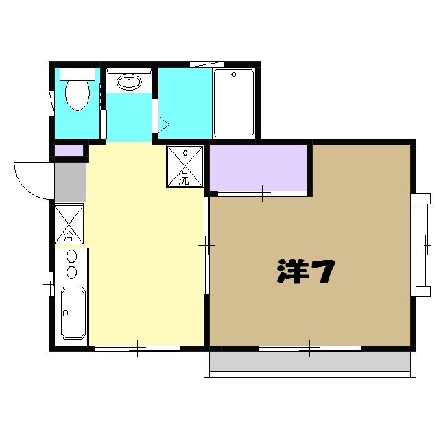イサタアン青山の間取り