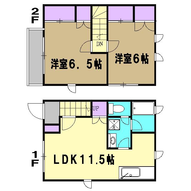 フローラ小金井の間取り