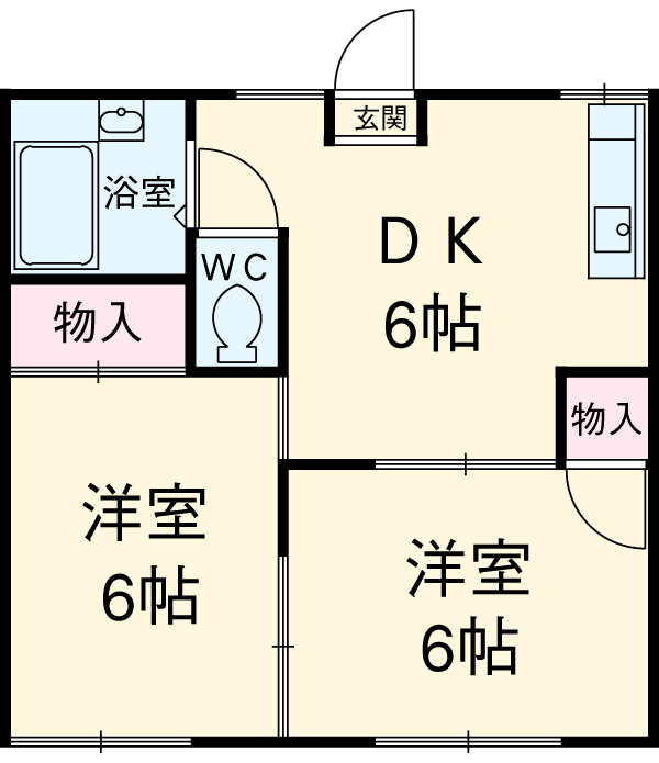CASAアカイの間取り