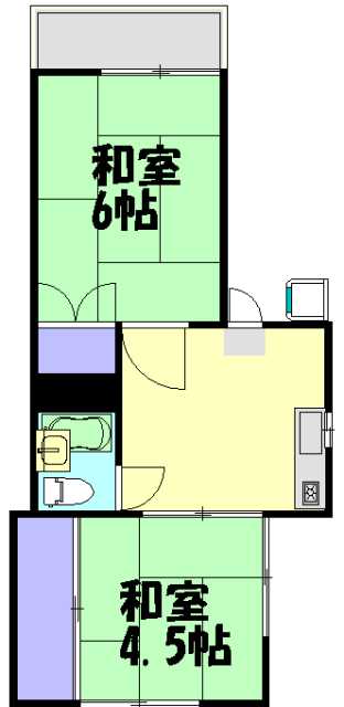 グリーンハウス本木の間取り