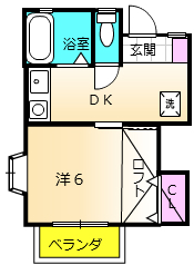 エクセリーナⅠの間取り