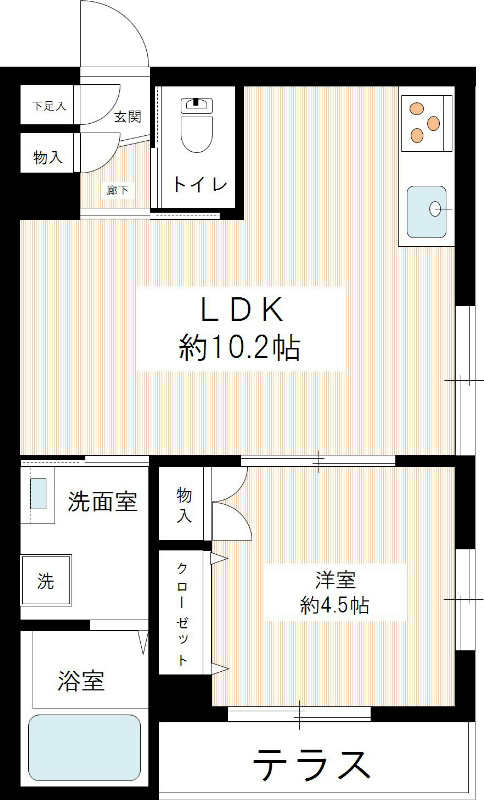 RANA D’OROの間取り