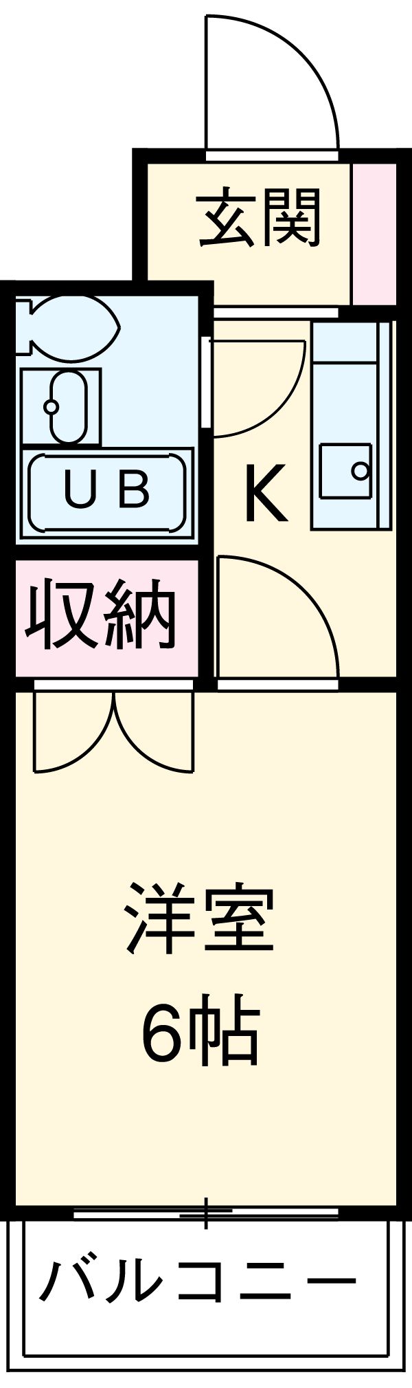 シルキー吉美Bの間取り