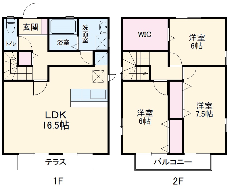 WIT橋本台Bの間取り