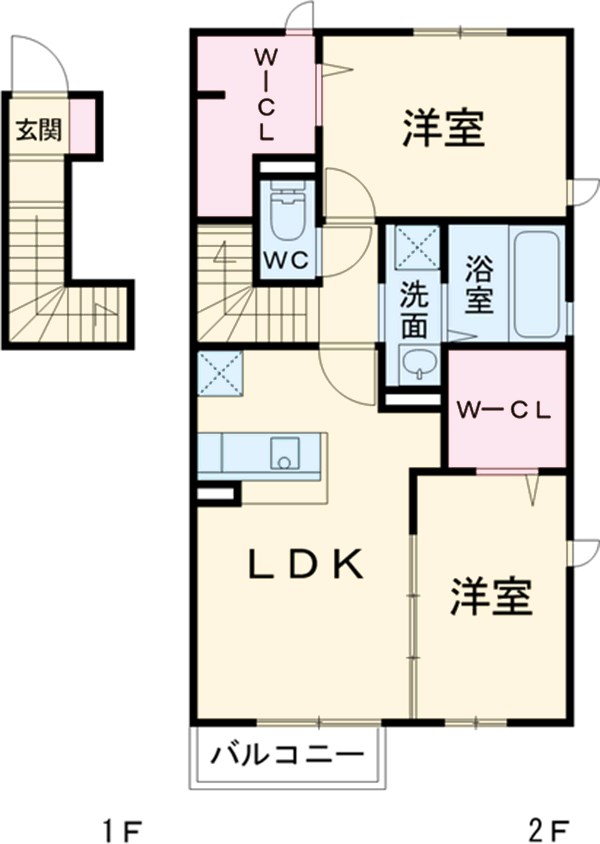 シーティオⅡの間取り