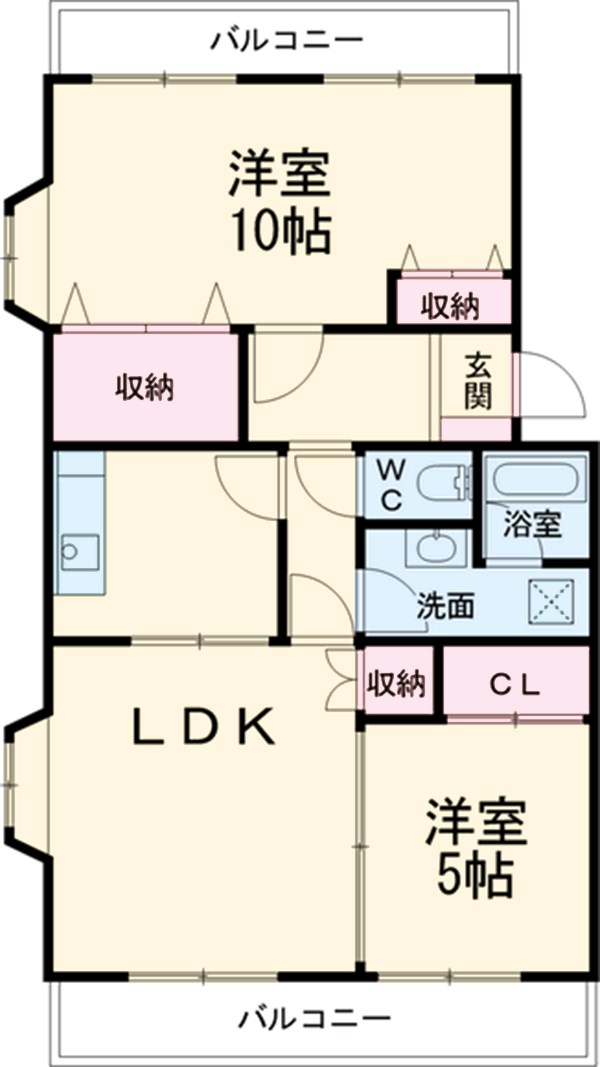 ドルフヤマノウチAの間取り