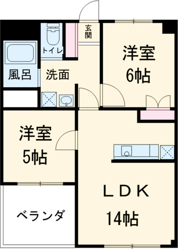 レジデンスコアの間取り
