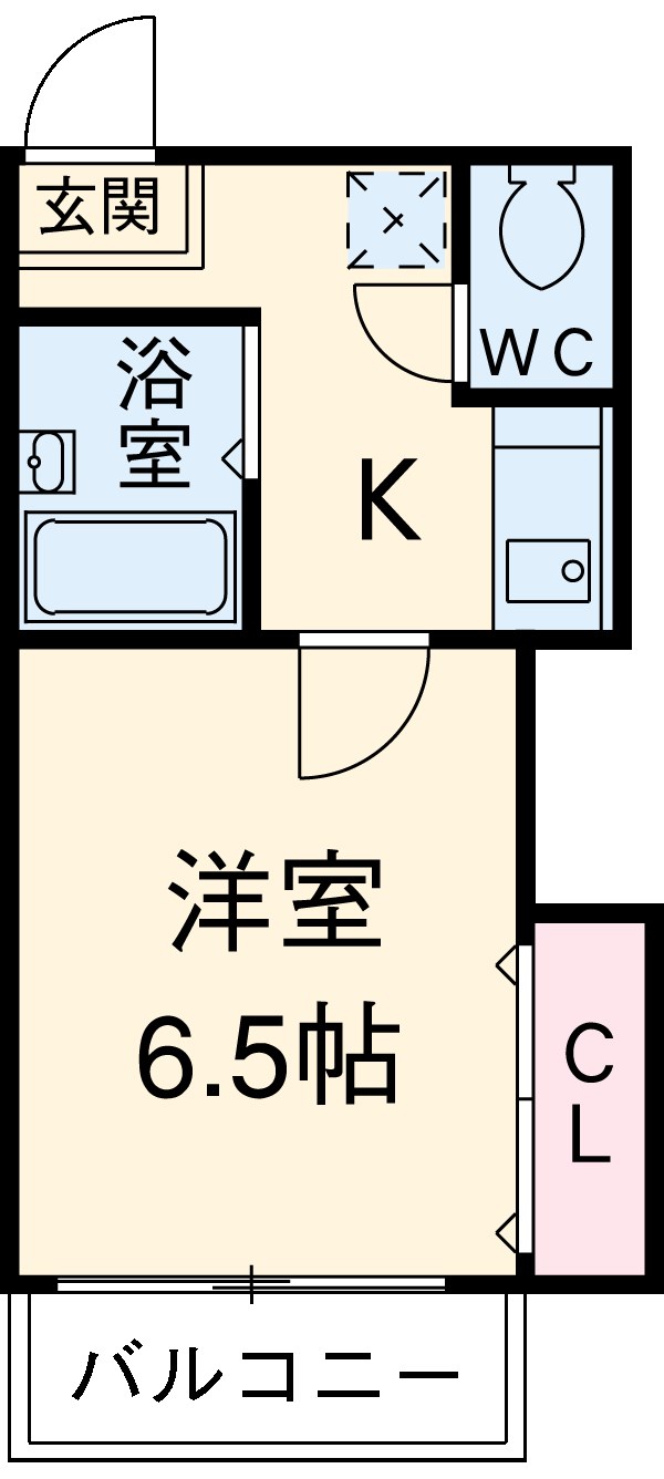 マンションJY館の間取り