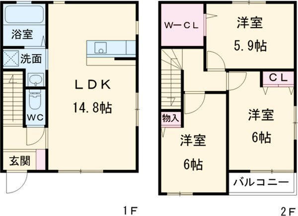 りずむはうすの間取り