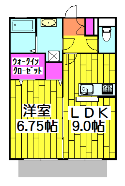 サンフレールＡの間取り