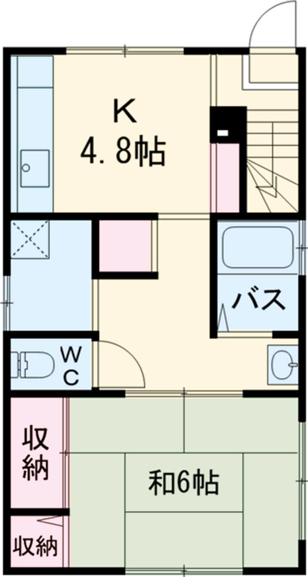 田中ハイツの間取り