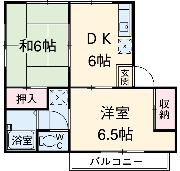 ハイム樋田の間取り