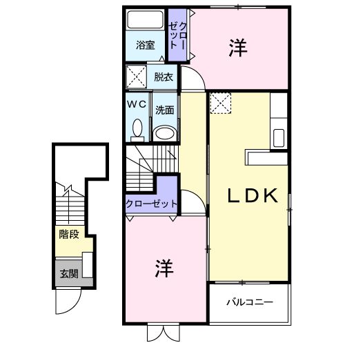 メゾン シンシアの間取り