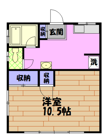 朝日ハイツの間取り