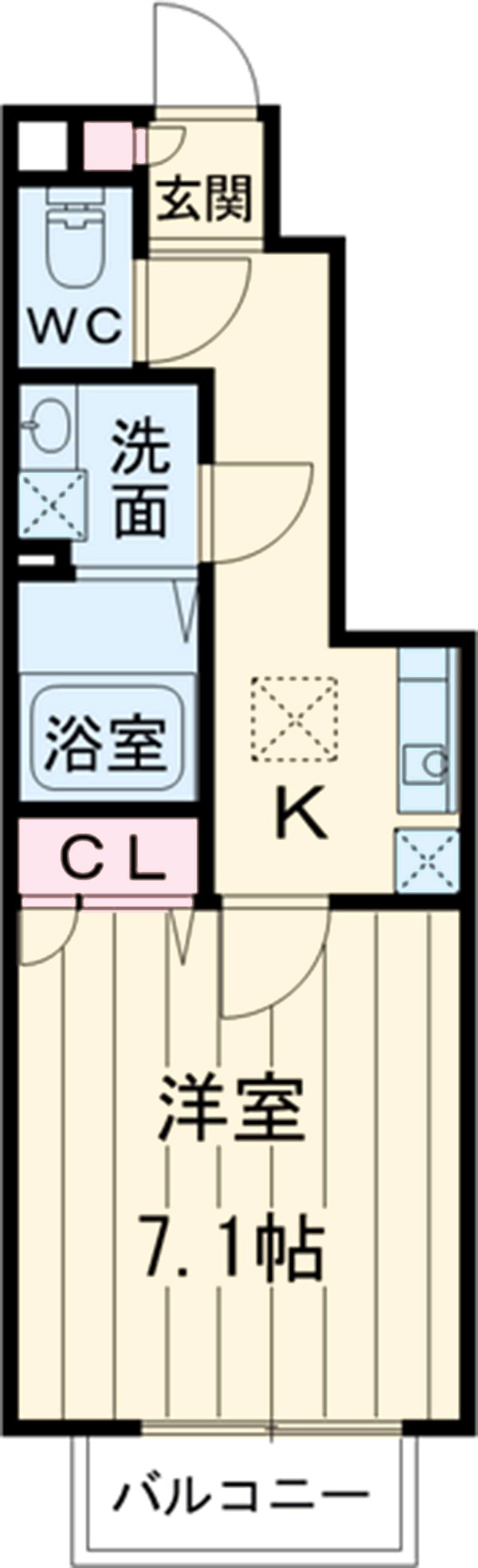 クロワールの間取り