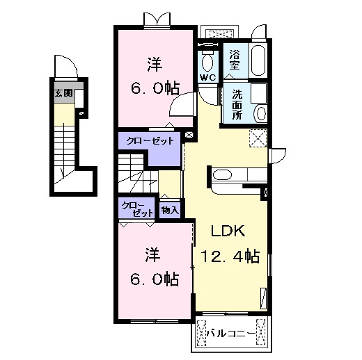 グリーン ヒルズの間取り
