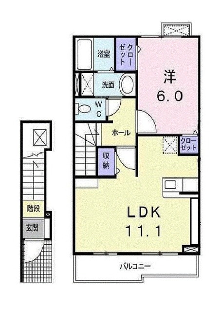 ラ ソレイユ ジョーヌの間取り