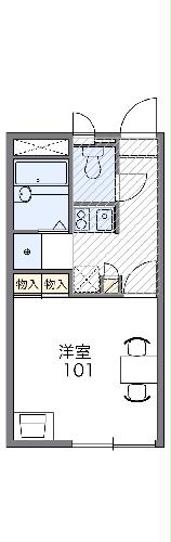 レオパレスロベリアの間取り