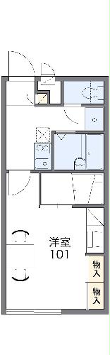 レオパレス雅野 伍の間取り