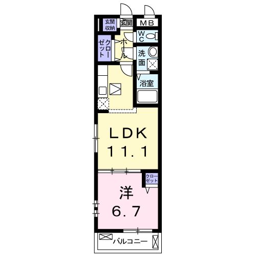 サングレイス野並の間取り