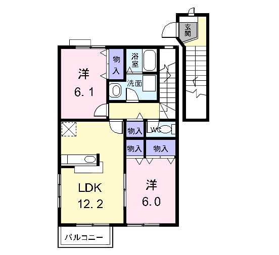I・Field Bの間取り