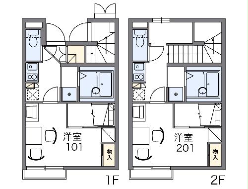 レオパレスセードルの間取り