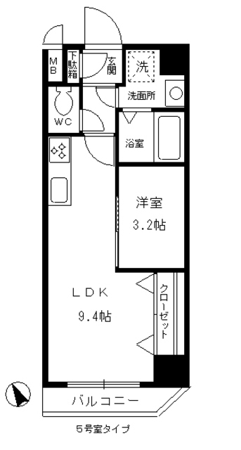 レジデンス悠海(西尾)の間取り