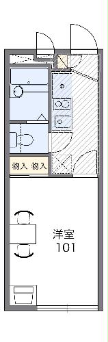 レオパレスサンフォーレCの間取り