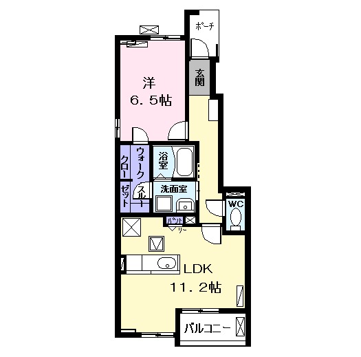 K.F.K.アルバ sevenの間取り