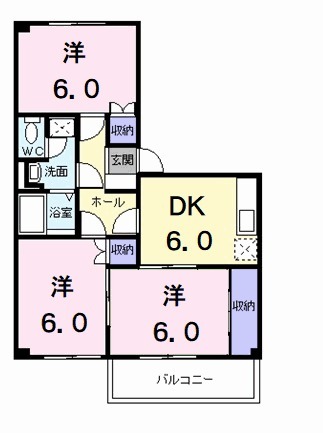 シャトレーヌ葵の間取り