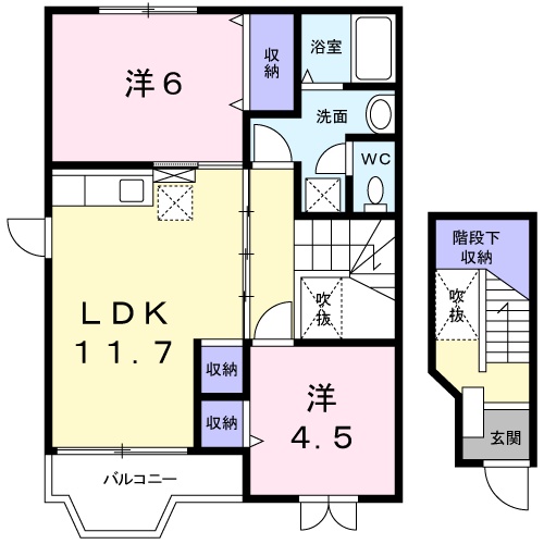 エクセレントメゾンAの間取り