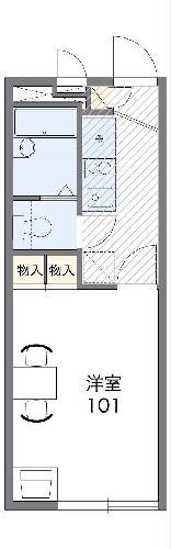 レオパレスシャトルNOJIMAの間取り