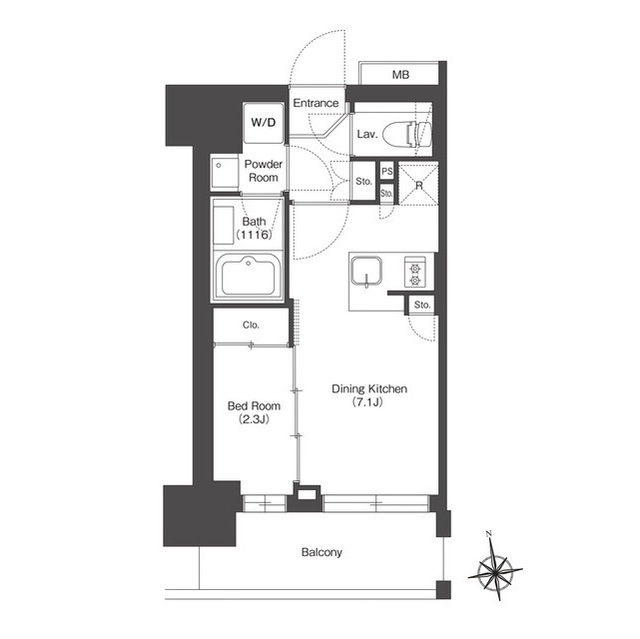 HF八広レジデンスの間取り