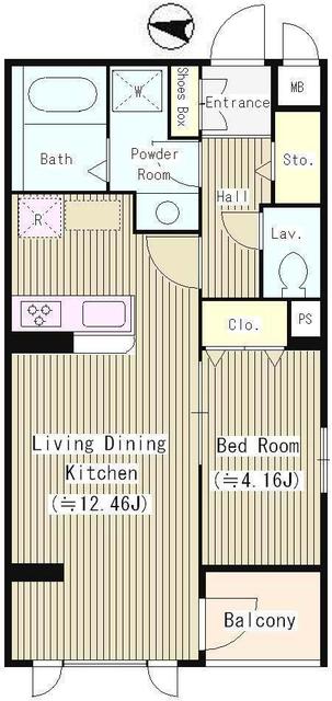 ヴェルフォーレ阿佐ヶ谷の間取り
