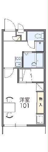 レオパレス若葉の間取り