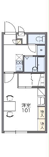 レオパレスグランディールの間取り