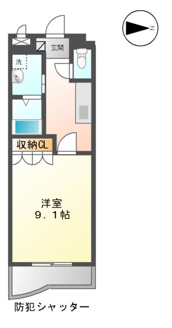 シャトレーン幸世館の間取り