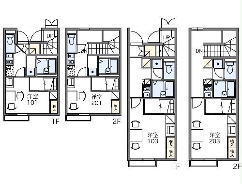 レオパレス前浜の間取り