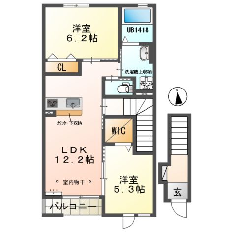 エルドラード上石田の間取り