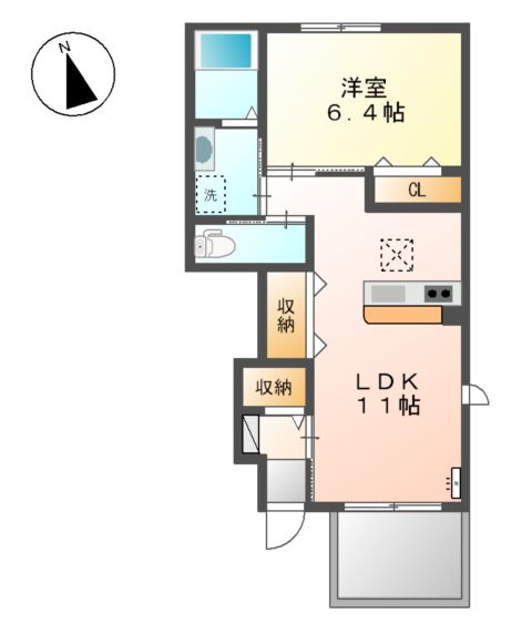 アンベリールの間取り