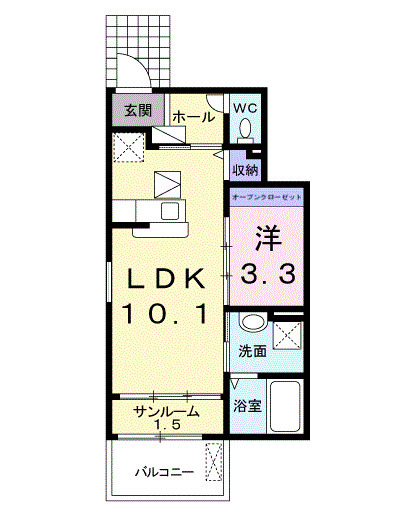 ベル ソレイユの間取り