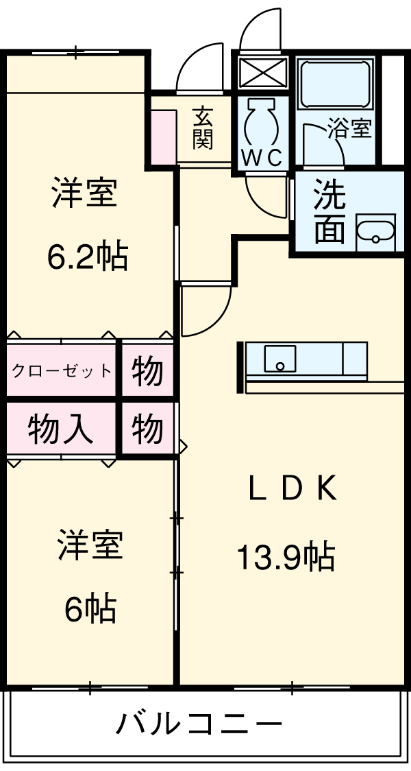 ウイングバードの間取り