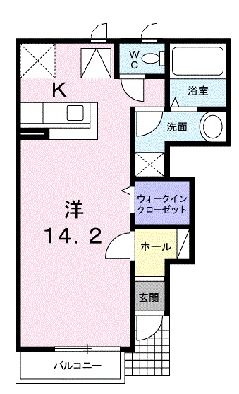 サニーコートパルEの間取り