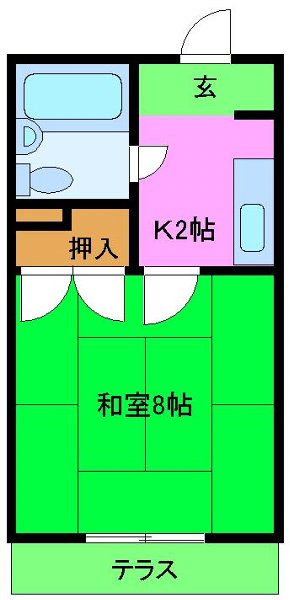 成光ハイツの間取り