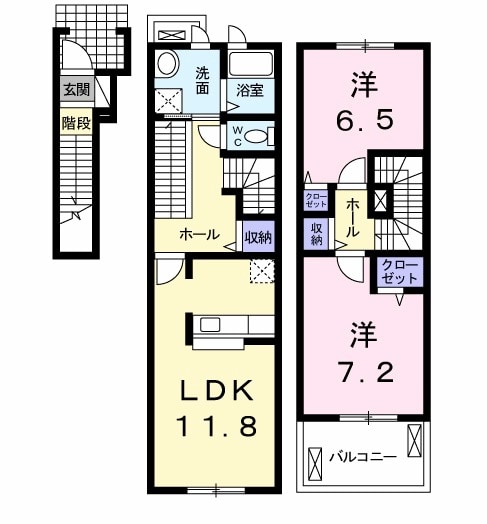 イデアル ピエスの間取り