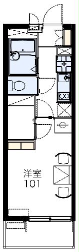 レオパレスエスペランサⅤの間取り